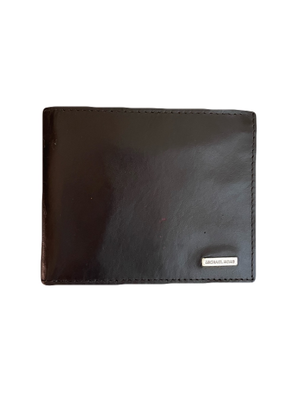 Michael Kors Tri-fold Black Leather Men's Card & Key Wallet